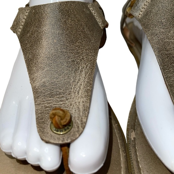 Sperry Top Sider Women's Sandals Size 10M Brown Leather Slip On Elastic Back - Picture 3 of 11